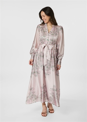 Nova paisley border kjole Rose Neo Noir